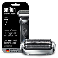 Braun Electric Shaver Head Replacement Part 74s Silver, Compatible with Series 7 Electric Razors for Men