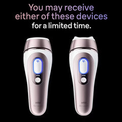 Braun Smart IPL, Skin i·Expert Pro 7: At Home Alternative to Laser Hair Removal with 3 Caps, Facial Hair Trimmer, and Leather Pouch, IPL7219