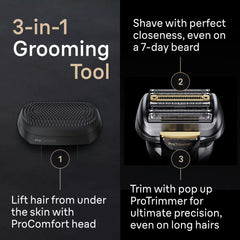 Series 9 PRO+ Electric Shaver with 6-in-1 SmartCare Center, ProComfort Head, 9597cc