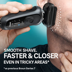 Electric Shaver with Beard and Stubble Trimmer Series 7, 7085cc